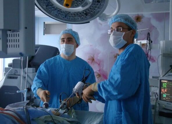 Metodo chirurgico per il trattamento della prostatite